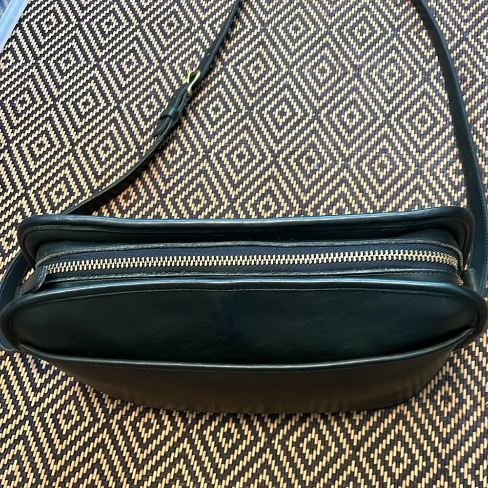 Vintage Coach Oliver bag 9902 FOREST GREEN with brass